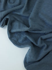 Load image into Gallery viewer, Denim Textured Stripe Organic Cotton & Hemp Jersey