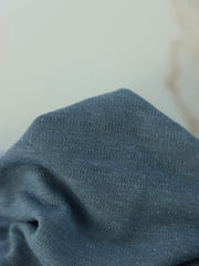 Load image into Gallery viewer, Denim Textured Stripe Organic Cotton & Hemp Jersey