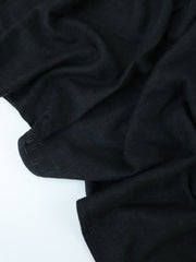 Load image into Gallery viewer, Black Textured Stripe Organic Cotton & Hemp Jersey