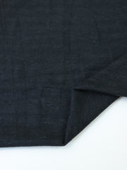 Load image into Gallery viewer, Black Textured Stripe Organic Cotton & Hemp Jersey