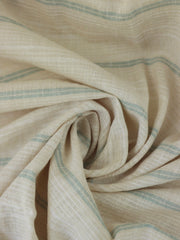 Load image into Gallery viewer, Beige Hemp & Organic Cotton Sashiko Style Stripe