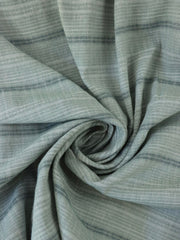 Load image into Gallery viewer, Steely Teal Hemp & Organic Cotton Sashiko Style Stripe