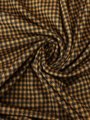 Load image into Gallery viewer, Black & Yellow 1/4" Gingham Yarn Dyed Jacquard Knit