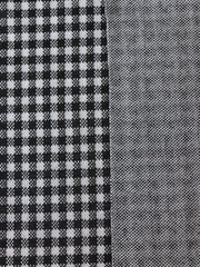 Load image into Gallery viewer, Black & Ivory 1/4" Gingham Yarn Dyed Jacquard Knit