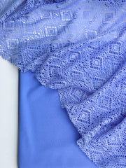 Load image into Gallery viewer, Layering Duos #6 | Swim/Activewear Fabric Bundles | 2YDS Mesh/Lace + 1YD Solid