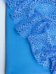 Load image into Gallery viewer, Layering Duos #13 | Swim/Activewear Fabric Bundles | 2YDS Mesh/Lace + 1YD Solid