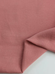 Load image into Gallery viewer, Salmon Cotton Spandex 2x1 Rib Knit