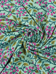 Load image into Gallery viewer, Block Print Inspired on Seafoam Swim Tricot | Italian Designer Deadstock | By The Half Yard