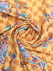 Load image into Gallery viewer, Wanderloom on Marigold Bubble Crepe