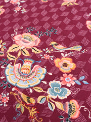 Load image into Gallery viewer, Wanderloom on Mulberry Bubble Crepe