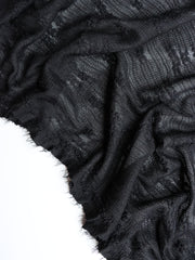 Load image into Gallery viewer, Black Bloom Textured Jacquard Knit