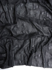 Load image into Gallery viewer, Black Bloom Textured Jacquard Knit