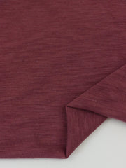 Load image into Gallery viewer, Wine Cotton Modal Slub Jersey Knit