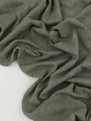 Load image into Gallery viewer, Olive Cotton Modal Slub Jersey Knit