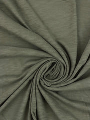 Load image into Gallery viewer, Olive Cotton Modal Slub Jersey Knit