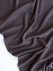 Load image into Gallery viewer, Cappuccino Cupro Slub Rib