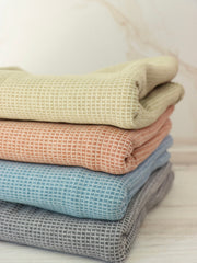 Load image into Gallery viewer, Dusty Blue Astoria Organic Cotton Blend Sweater Knit