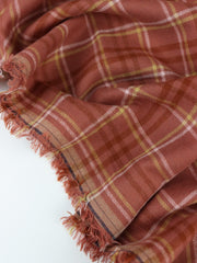 Load image into Gallery viewer, Terracotta/Yellow/Rust Plaid Flannel