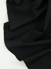 Load image into Gallery viewer, Textured Black Shimmer Poly Spandex | Designer Deadstock