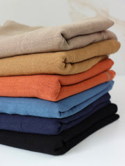 Load image into Gallery viewer, Navy Luxor Heavy Linen Slub