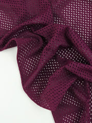 Load image into Gallery viewer, Black Dahlia Nylon Spandex Mesh | Designer Deadstock