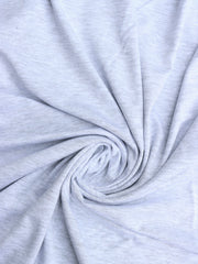 Load image into Gallery viewer, Light Heather Gray Heavy Bamboo Spandex | Designer Deadstock