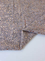 Load image into Gallery viewer, Dusty Mauve Marl & Rose Gold Flecks Sibley Brushed Sweater Knit