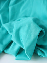 Load image into Gallery viewer, K-Deer Shiny Aqua Athletic Nylon/Spandex Tricot