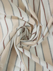 Load image into Gallery viewer, Beige Camden Stripe Cotton Linen