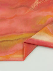 Load image into Gallery viewer, Solar Energy Gold Shimmer Nylon Spandex | Designer Deadstock