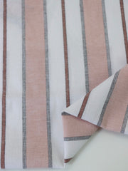 Load image into Gallery viewer, Dusty Rose Camden Stripe Cotton Linen