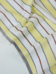 Load image into Gallery viewer, Yellow Camden Stripe Cotton Linen