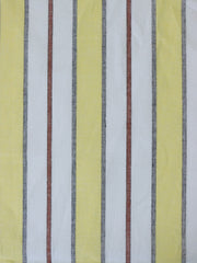 Load image into Gallery viewer, Yellow Camden Stripe Cotton Linen