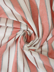 Load image into Gallery viewer, Coral Camden Stripe Cotton Linen
