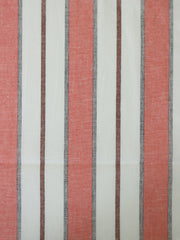 Load image into Gallery viewer, Coral Camden Stripe Cotton Linen