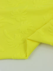 Load image into Gallery viewer, Lemongrass Palm Jacquard Poly Spandex | Designer Deadstock