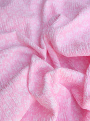Load image into Gallery viewer, Pink Crinkle Floral Knit