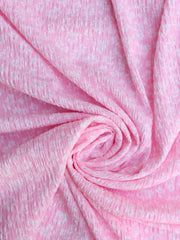 Load image into Gallery viewer, Pink Crinkle Floral Knit