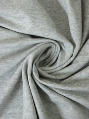 Load image into Gallery viewer, Heather Gray Cotton Spandex French Terry