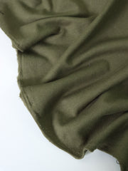 Load image into Gallery viewer, Olive Cotton Spandex French Terry