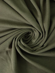 Load image into Gallery viewer, Olive Cotton Spandex French Terry