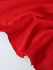 Load image into Gallery viewer, Red Cotton Spandex French Terry
