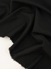 Load image into Gallery viewer, Black Cotton Poplin | Designer Deadstock