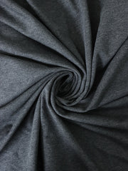 Load image into Gallery viewer, 2 Tone Charcoal Cotton Spandex French Terry