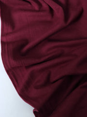 Load image into Gallery viewer, Burgundy Cotton Spandex French Terry