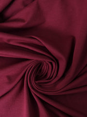 Load image into Gallery viewer, Burgundy Cotton Spandex French Terry