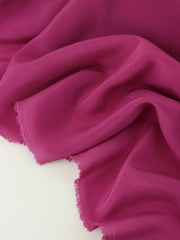 Load image into Gallery viewer, 2YD PRECUT; Magenta 100% Silk Georgette Crepe
