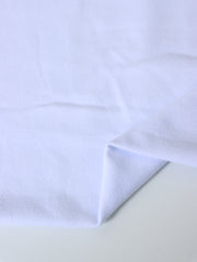 Load image into Gallery viewer, White Cotton Spandex French Terry