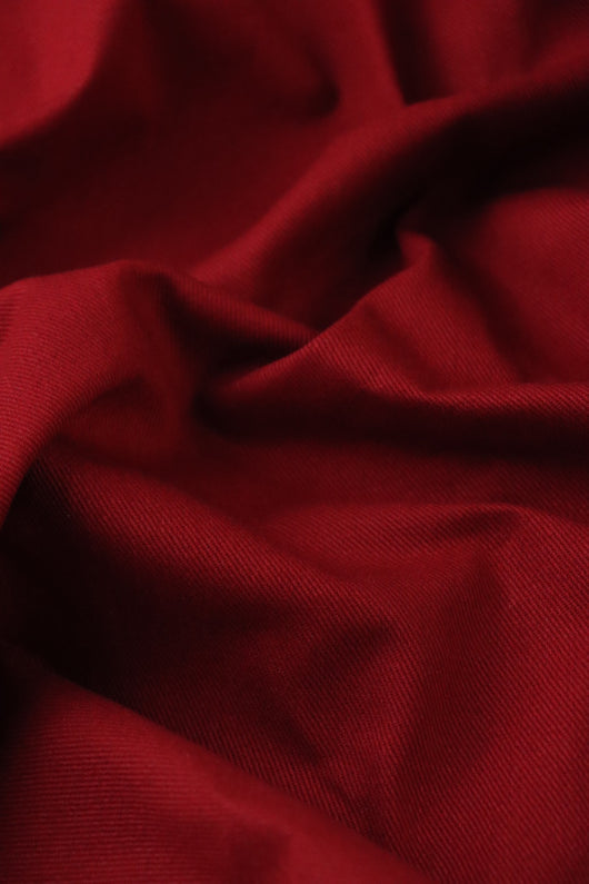 Ruby Red 10oz Cotton Denim