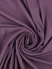 Load image into Gallery viewer, Grape 2x2 Tencel Spandex Rib Knit